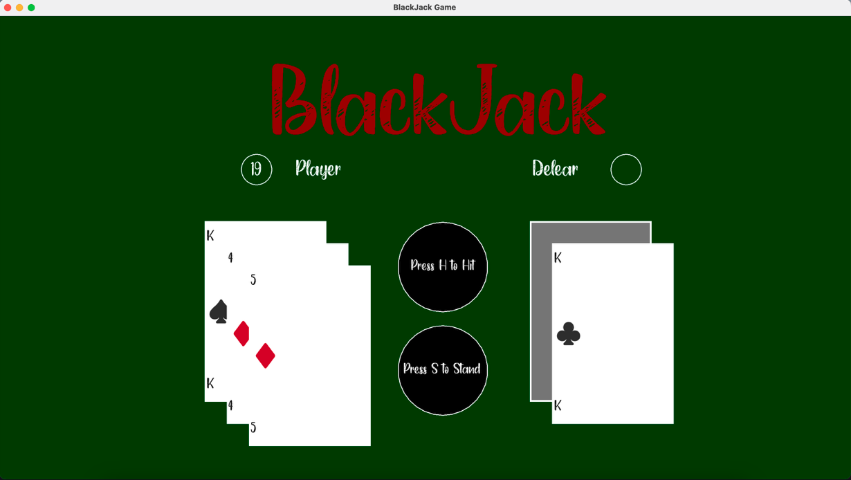 BlackJack Game With SFML(C++)